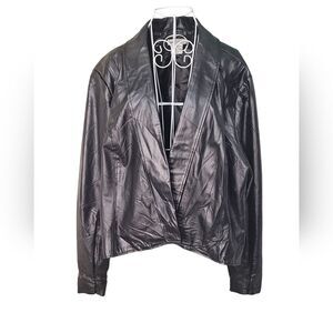 Jessica London Moto Leather Jacket